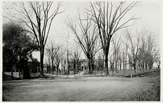 Wren Lawn from College Corner, 1915 Colonial Echo, front matter