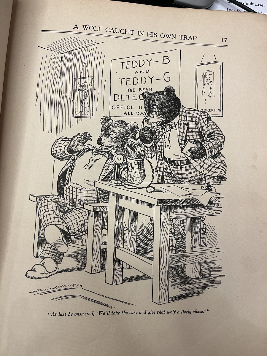 Page from Seymour Eaton's _Teddy-B & Teddy-G: The Bear Detectives_ (1908)