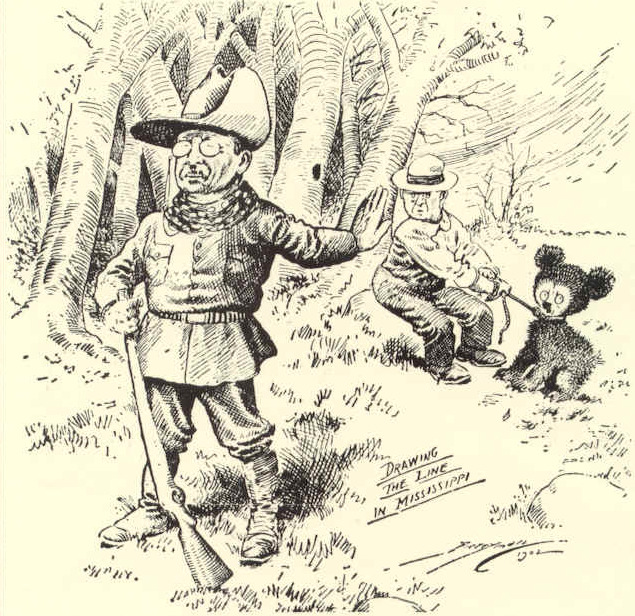 Clifford Berryman's cartoon of Roosevelt on hunting trip