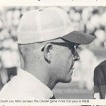 William & Mary Football coach Lou Holtz in the Colonial Echo