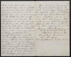 T.S. Hodgson Letter to Joseph Hodgson, 1862 April 14