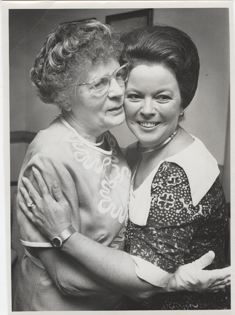 Shirley Temple and Mrs. Fannie Lou Stryker, August 2, 1976