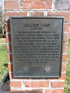 campus camp plaque