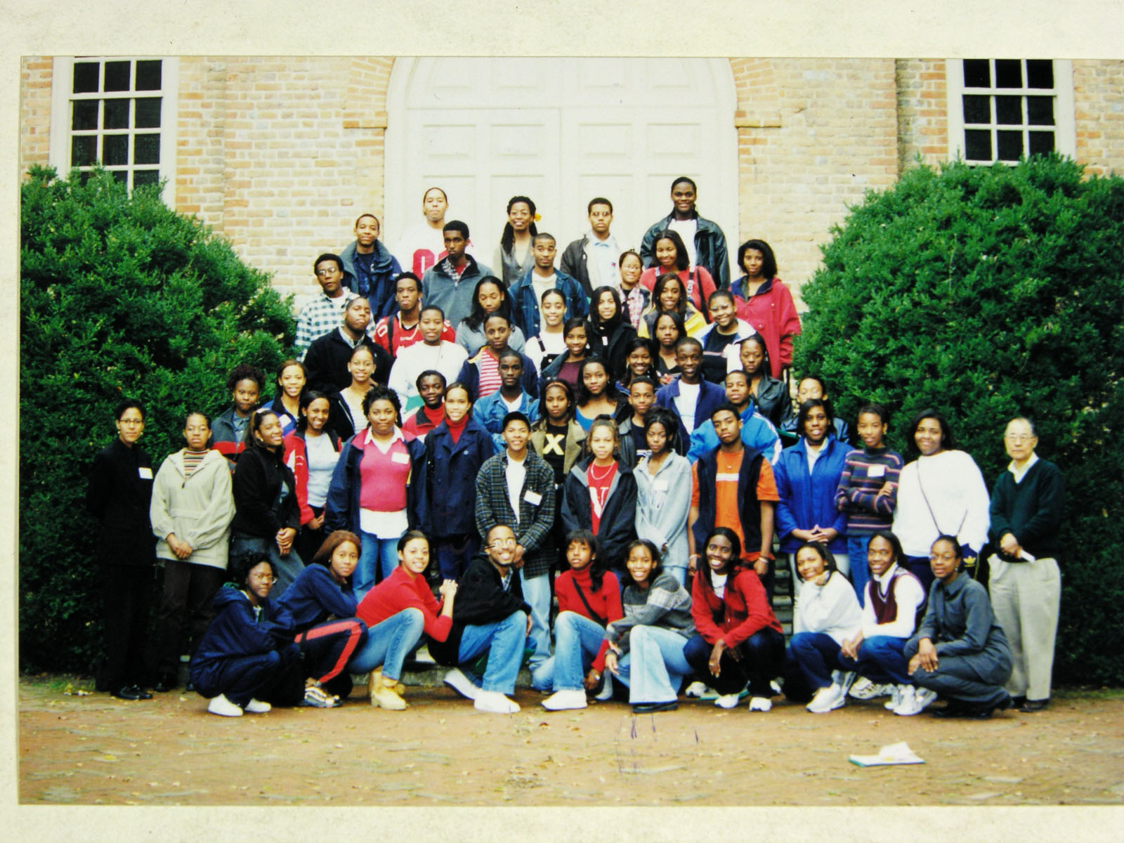 Satoshi Ito with students in 1st annual Black Studies Scholars Weekend, 1999