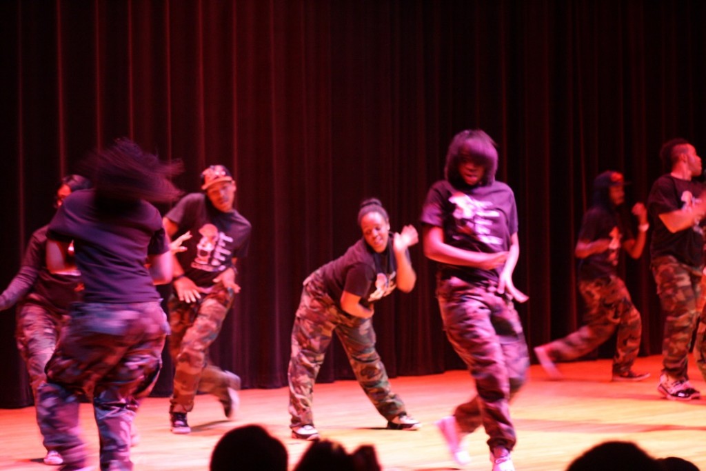Dance crew performing at Origins II, Commonwealth Auditorium, 11/17/13