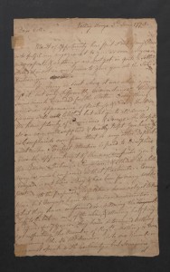 3 June 1778. Dr. Griffith to Leven Powell at Valley Forge.