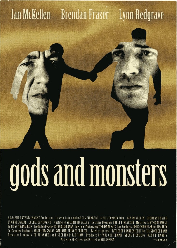 Movie poster for Gods and Monsters
