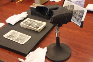 Stereographs from A Trip Through Sears, Roebuck and Co. (Mss. Acc. 2010.092) in the Ephemera Collection (Mss. 1.02).
