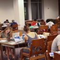 Students studying in Swem's Read and Relax