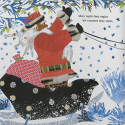Santa's sleigh as featured in The Night Before Christmas, illustrated by Rachel Isadora.