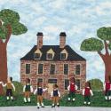 The Brafferton School story quilt created in 2022 by Nottoway artist Denise Walters