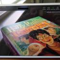 screen shot of an iPad with the cover of Harry Potter and the Goblet of Fire