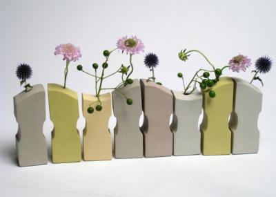 line of vases