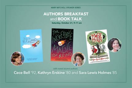 Authors Breakfast and Book Talk poster