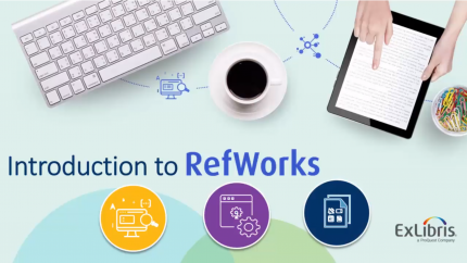 Screenshot of "Introduction to RefWorks" YouTube video